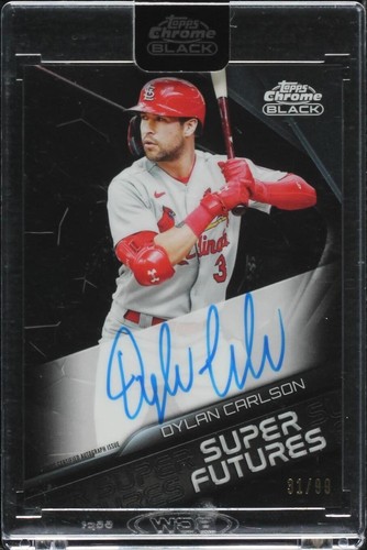 2022 Topps Chrome Black - Dylan Carlson #SFA-DC