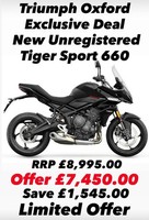 New Triumph Tiger Sport 660 Motorcycle  - SAVE 1,545.00 Oxford Deal