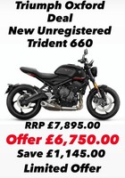 NEW Triumph Trident 660 - Triumph Oxford Deal SAVE1,145.00 