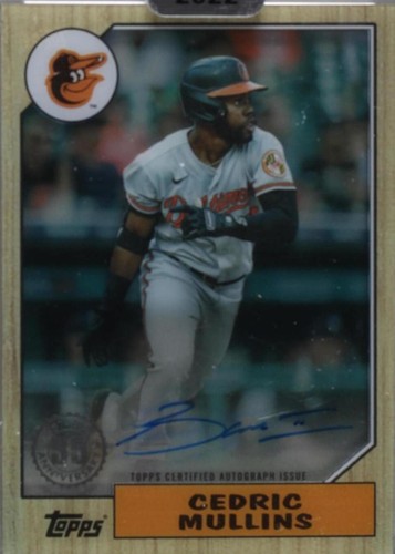 2022 Topps Clearly Authentic Autographs - Cedric Mullins #87TBA-CM