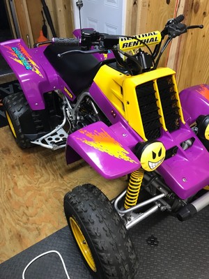 1995 Yamaha banshee purple & yellow