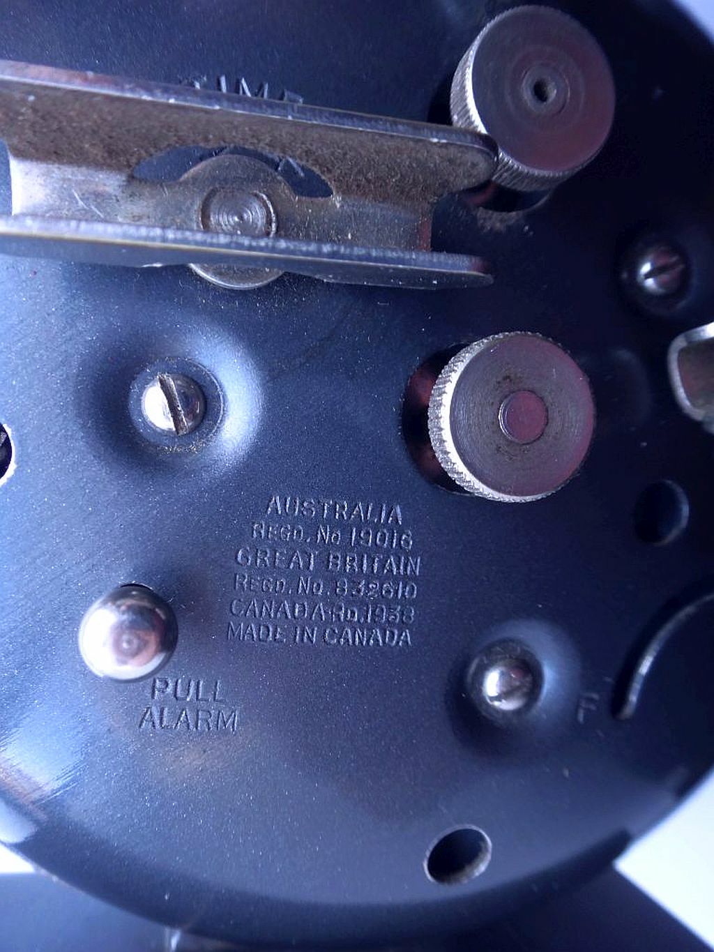 Vintage Westclox Big Ben 4A Loud Alm Original Serviced Gunmetal Gray Black Face