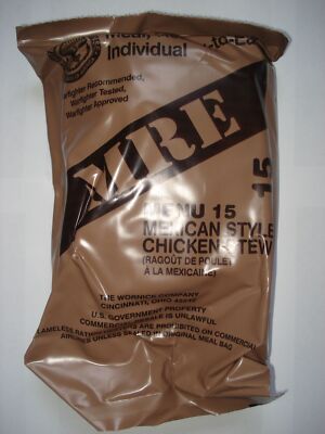 US MRE Menu 15, Mexican Style, Army EPA Verpflegung, Notration, Notverpflegung