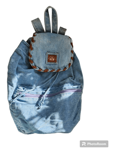 90s Denim Backpack Rucksack Jean Y2K | eBay