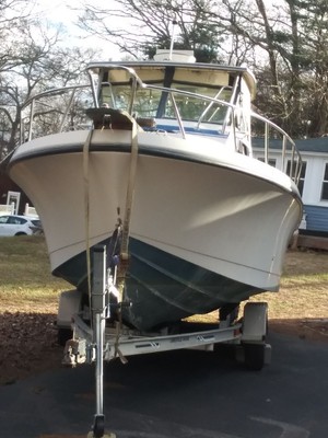 Fishing boat proline 25 ft 225 hp evinrude