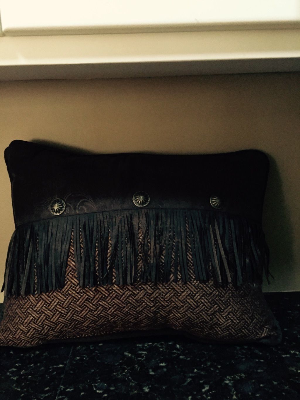 Almohadas de gamuza occidental para decoración del hogar