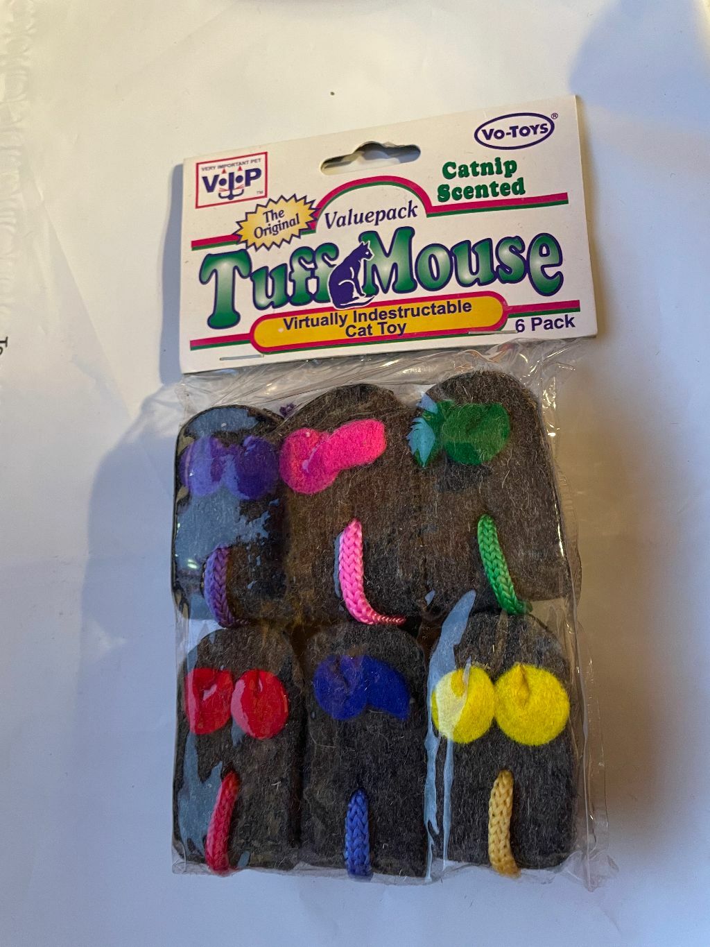 Vo-Toys Xpet Value Pack Virtually indestructible Tuff Mouse Catnip mice Cat Toy