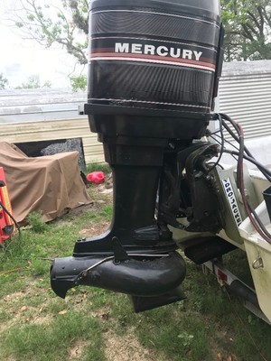 jet foot for 115 mecury. lower end only. 20 inch