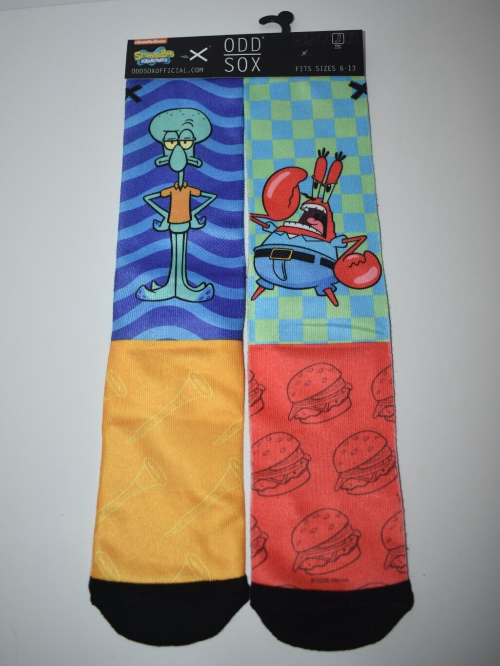 S Spongebob Squarepants Mr Krabs And Squidward Mens Sz 6-13