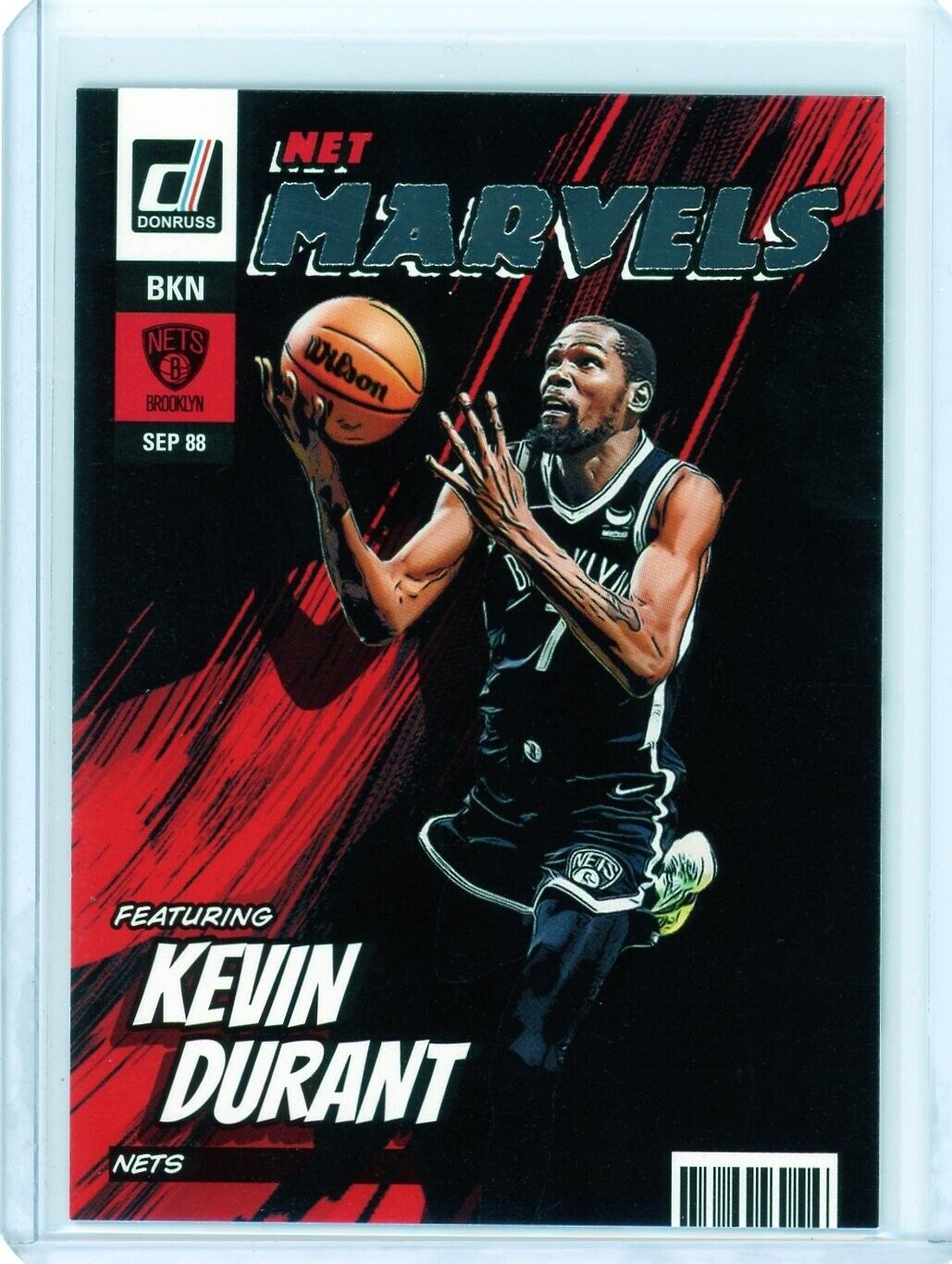 2022-23 Panini Donruss Kevin Durant Net Marvels #10 Brooklyn
