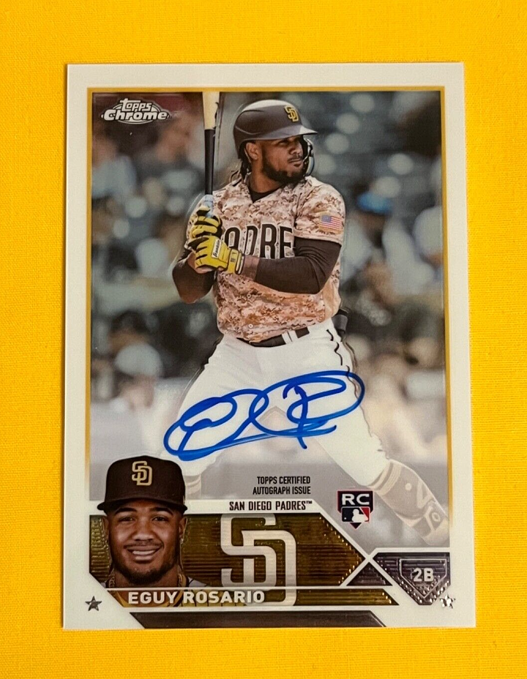 2023 Topps Chrome Eguy Rosario Rookie Autograph RC #RA-ER | eBay