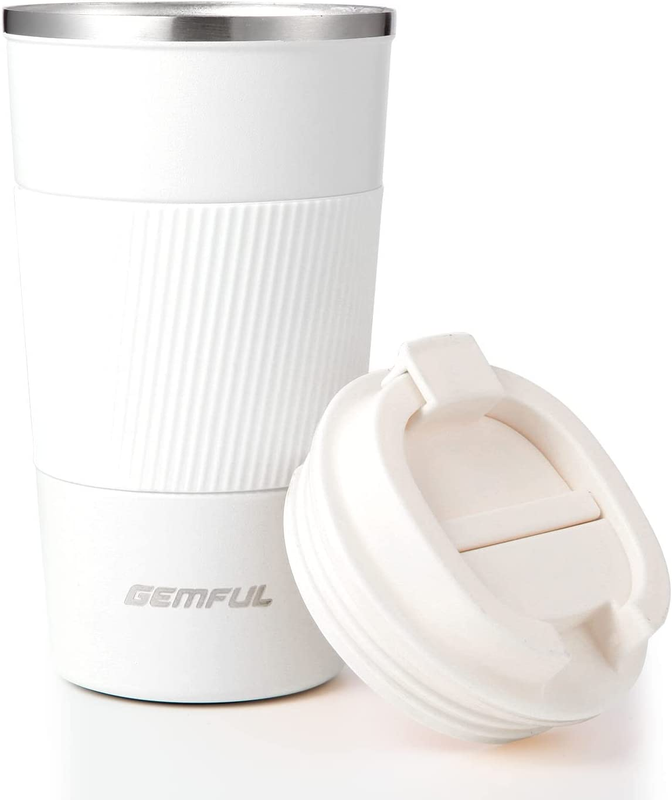 Travel Mug Stainless Steel Tumbler Double Vacuum Heat Insulation Coffee Cup for