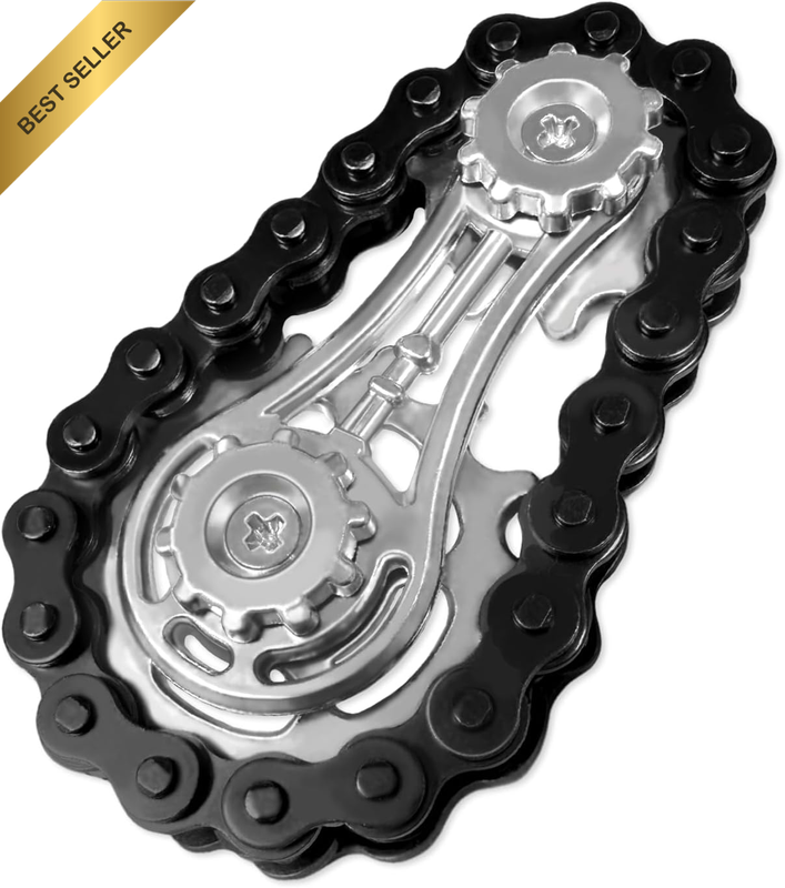 Bike Chain Gear Toy, 1 PCS Cool Fidget Toy for Anxiety, Boredom, Stress Relieve