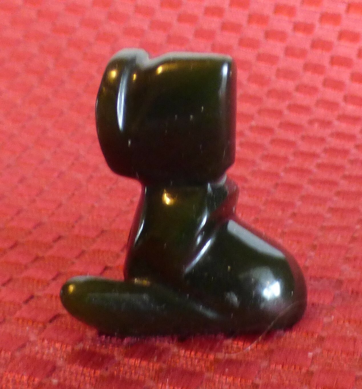 Vintage Small carved Eskimo Alaska Jade Green Stone Charm