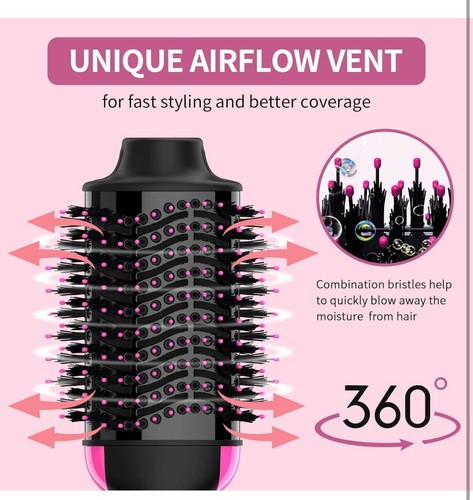 Hair Dryer and Blow Dryer Brush in One, 4 in 1 Hair Dryer and Styler Volumize...