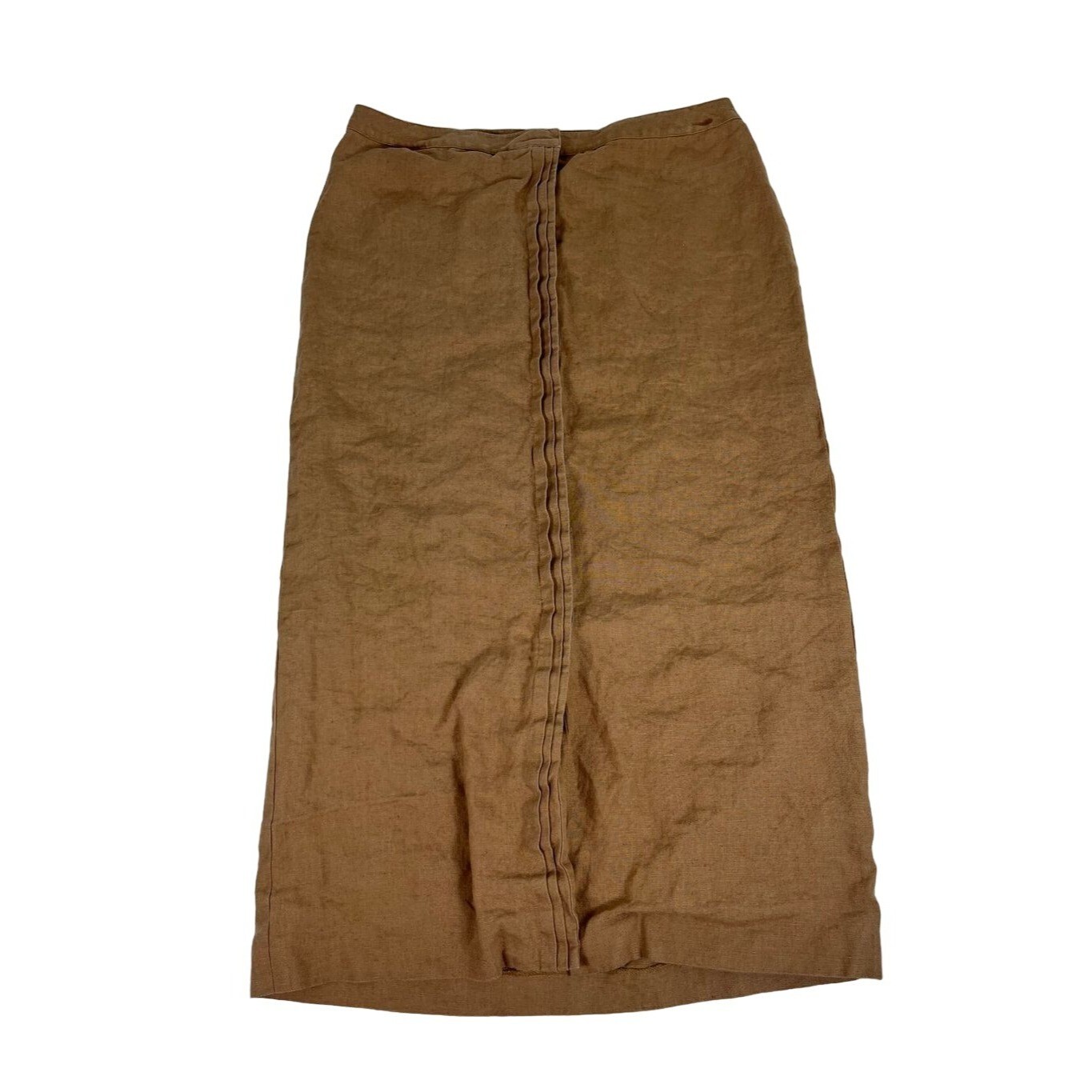 Trousers Etc. New York Women's Vintage Skirt Brown Button