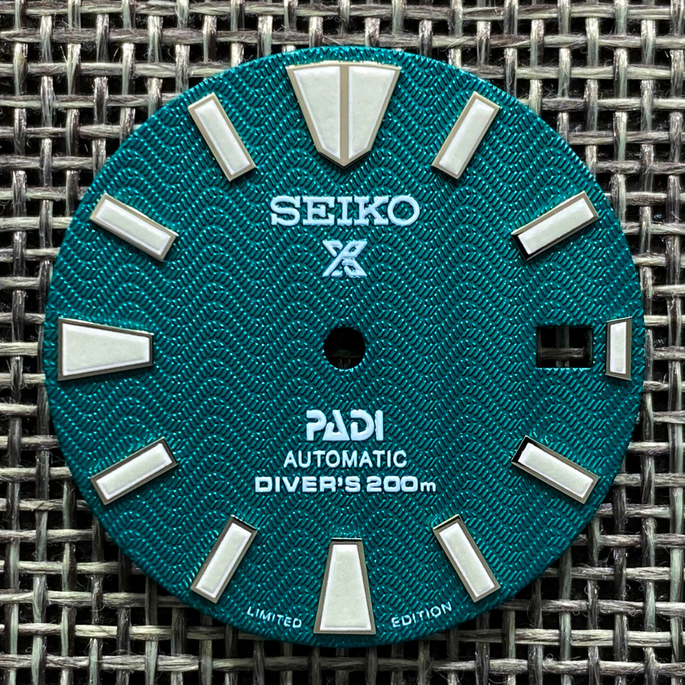New SAMURAI PADI PROSPEX WAVE GREEN DIAL DIVERS FOR SEIKO New SAMURAI PADI PROSPEX WAVE GREEN DIAL DIVERS FOR SEIKO