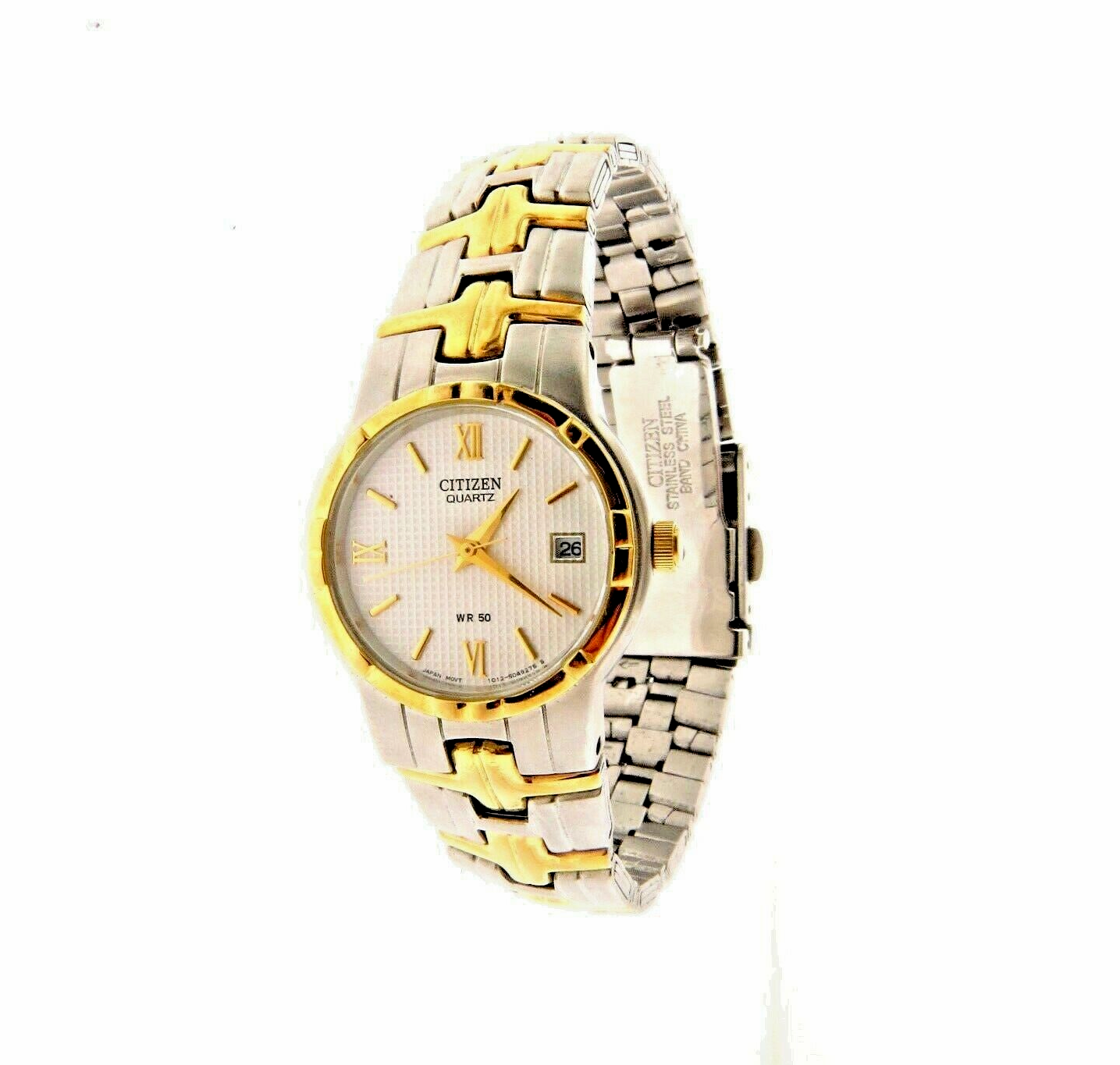 CITIZEN シチズン Two Tone Stainless S LADIES WATCH Citizen Ladies Watch Two Tone Date Stainless Steel 7.5 | eBay