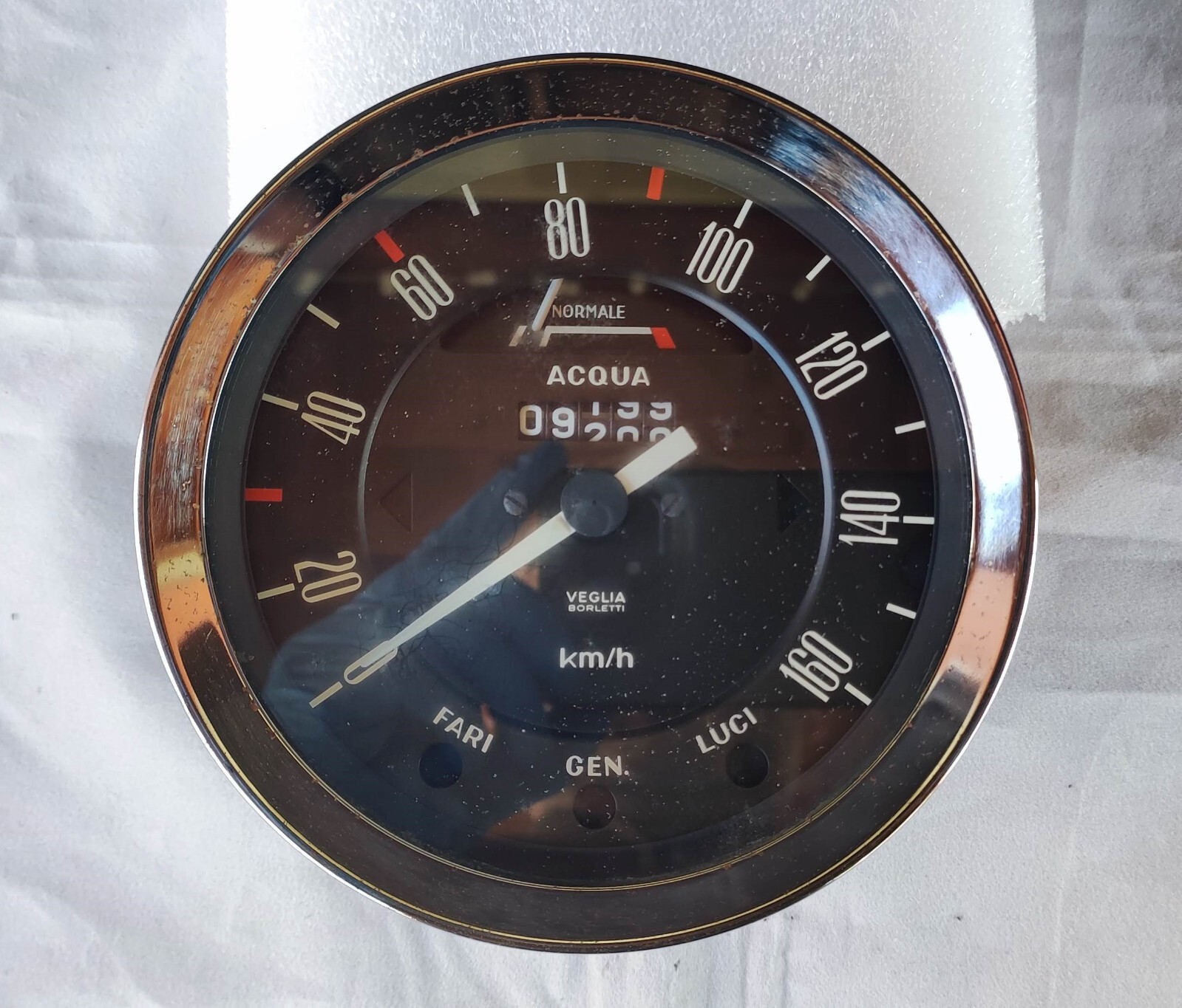 タコメーターVEGLIA BORLETTI GIRI 12,000rpm タコメーターVEGLIA BORLETTI GIRI 12,000rpm