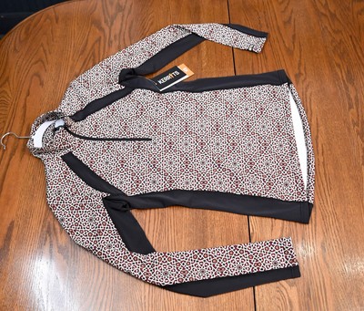 Kerrits, New, Rail Side quarter zip, Sangria starlight pattern, XS, $74