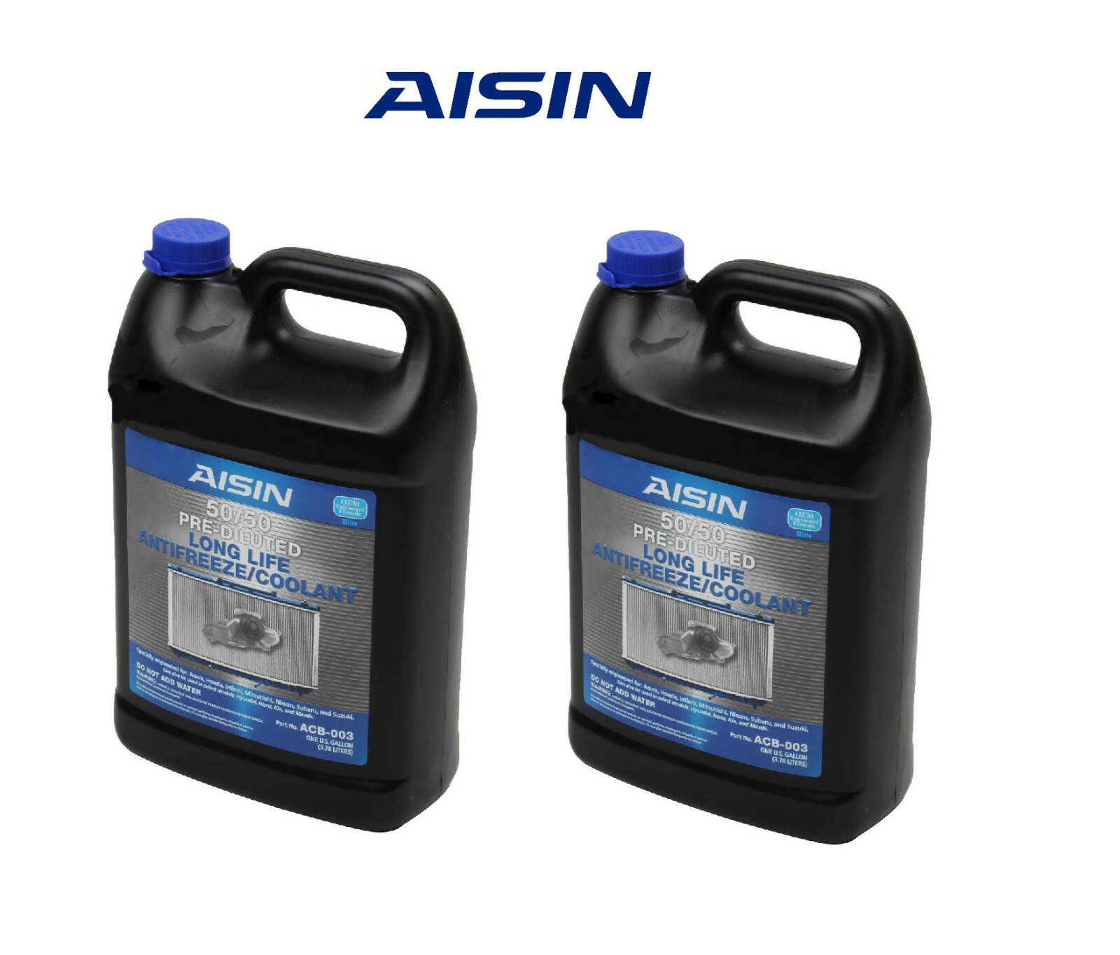 Aisin Blue Long Life Antifreeze/Coolant 2 Gallons For Altima