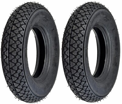 Michelin 3.50-8 S83 Front & Rear Tire Set Vespa 125/150 VNA/VNB/VBA/VBB/VNC/VBC