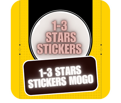 (Cheapest!) MONOPOLY_GO! 1-2-3 Star Stickers  FAST DELIVERY 