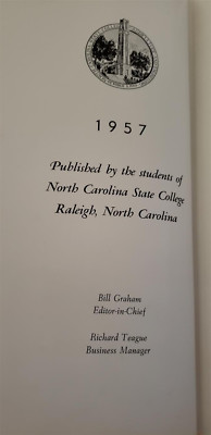 1957 North Carolina State College University Agromeck Raleigh Annual Yearbook