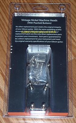 Gibson Les Paul Tuners Set Kluson Deluxe Nickel Peg Guitar Parts Tuner Custom T