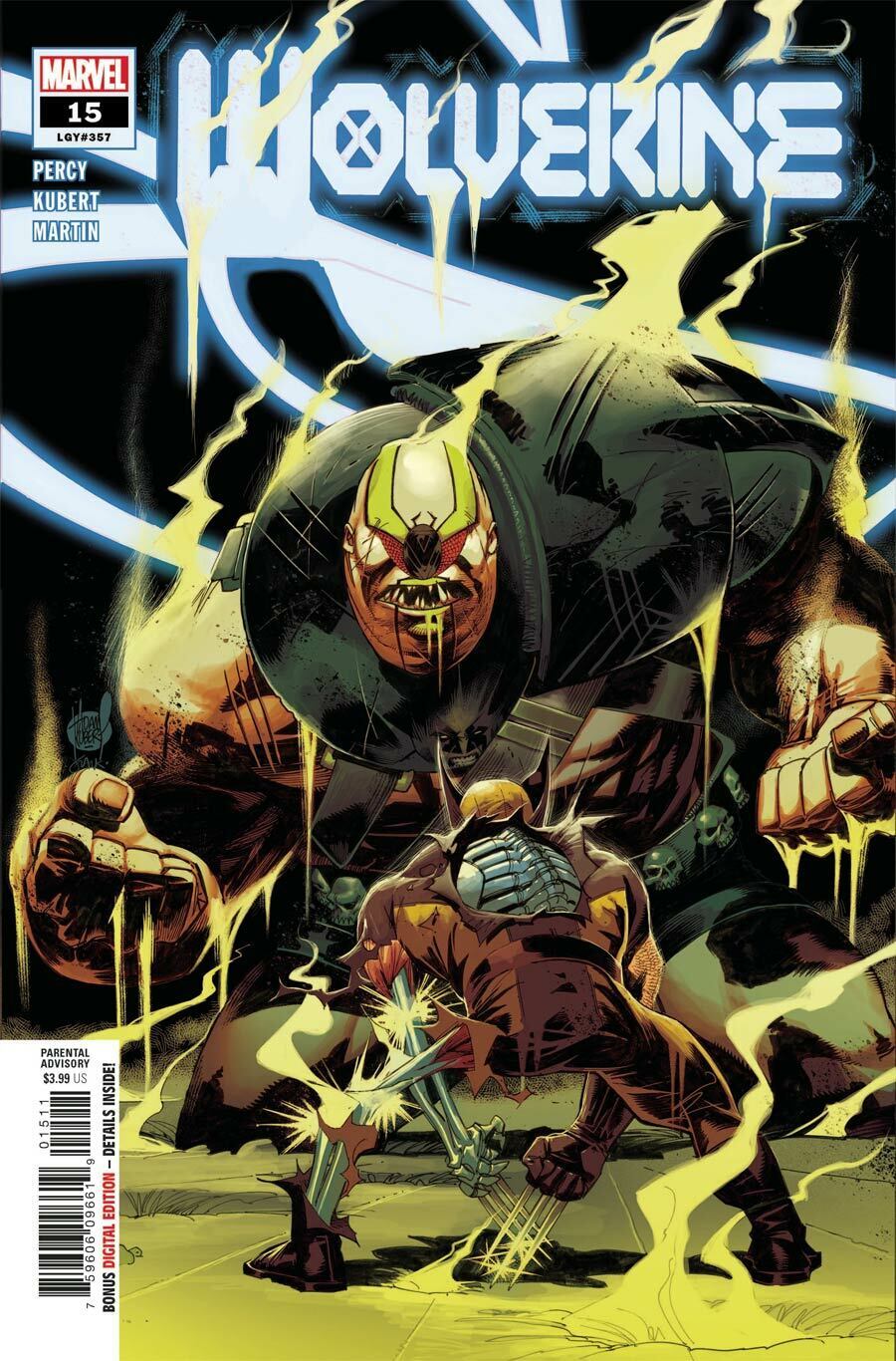 Wolverine #15 LGY #357 Cvr A Adam Kubert 2020 Marvel NM Wolverine #15 LGY #357 Cvr A Adam Kubert 2020 Marvel NM