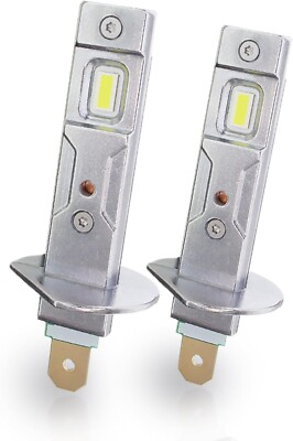 H1 LED Bulbs For Car Headlights 10000LM 6000K White Light Kit 2 Pcs SageSunny