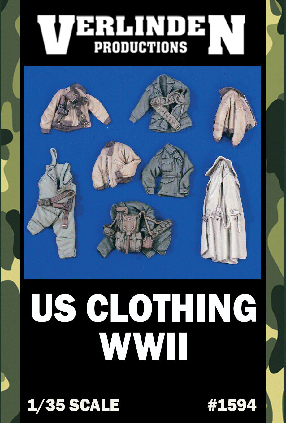 Verlinden 1/35 US Clothing WWII - NOS - #1594 Verlinden 1/35 US Clothing WWII - NOS - #1594
