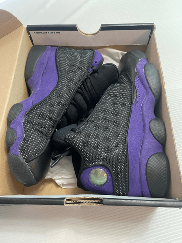 Nike Air Jordan 13 Retro GS Court Purple Black Size 5Y Shoes