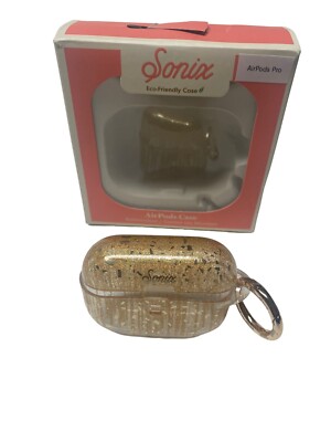 Sonix Antimicrobial AirPods Pro Case in Drippin  In Gold New Open Box