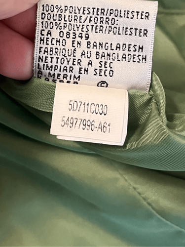 Vtg 90s/Y2K Le Suit Green Shimmer Blazer Skirt Suit Sz 14
