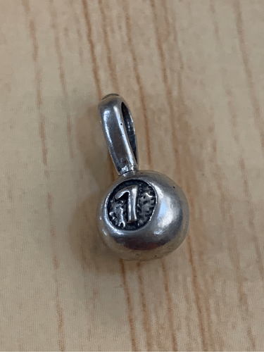 Cue Ball Sterling Silver Jewelry Charm #pool table game