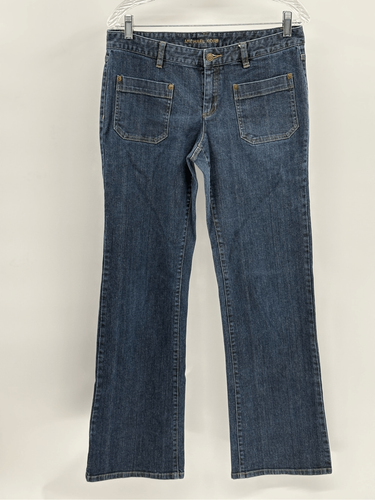 Michael Kors Jeans Women Size 10 Blue Straight Leg Mid Rise