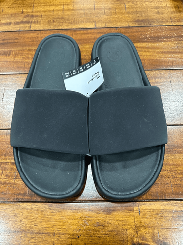 日本未発売Lululemon Restfeel Slide ブラック 10 US Lululemon Restfeel Womens Slide - Black / Graphite Grey