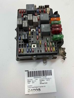 しほページ② 2000-2002 CHEVY SILVERADO 1500 Engine Fuse Box 4.8L 15328806