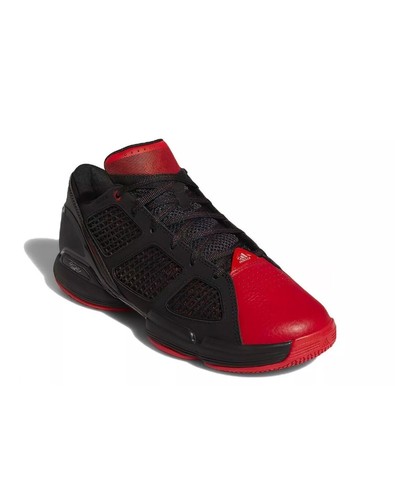 Adidas Adizero Rose 1 low Sz 10 Restomod Black Red