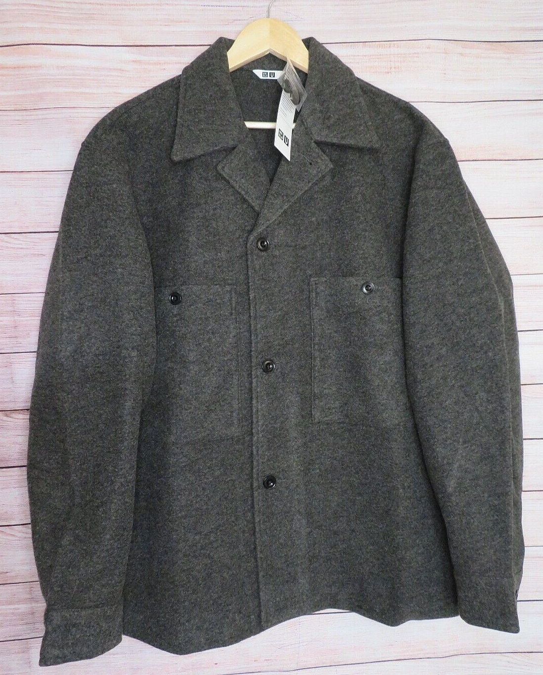 ジャケット・アウター old uniqlo wool half coat gray L Women's Wool Blend Half Coat | UNIQLO UK