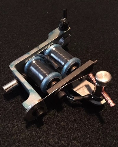 Tattoo Machine Liner Steel Bulldog USA 8-32 Handmade Coils Pearl Washers