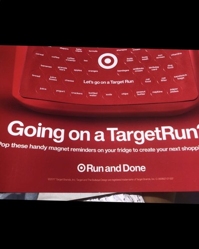 Going On A Target Run Magnets For Shopping LIST