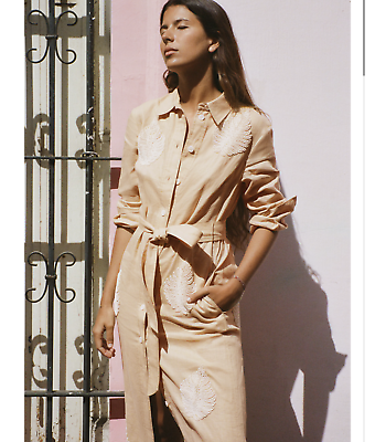 Long dress with store belt zara