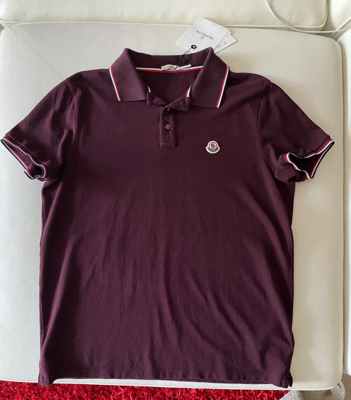 公式通販サイトセール Moncler Short Manica Polo -Maglia XL - Shirt Polo Sleeve トップス