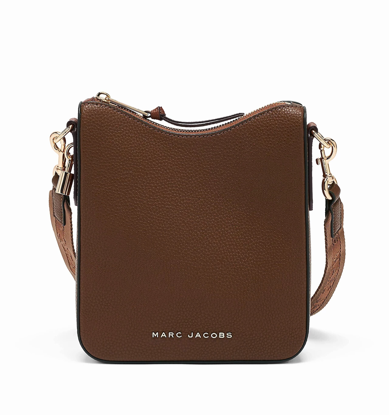 Marc Jacobs Drifter Swing Pack Crossbody Cognac Pebble