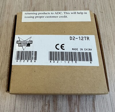 AUTOMATION PLC DIRECT D2-12TR DIRECT LOGIC RELAY OUTPUT MODULE BRAND NEW SEALED