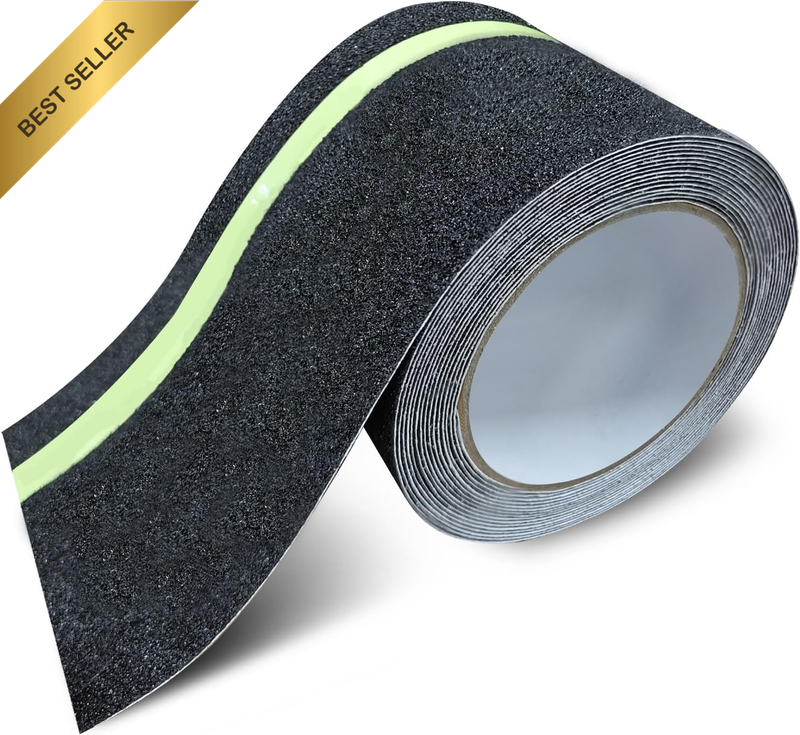Glow in the Dark Tape anti Slip Grip Tape, 3.93" X 16.4Ft Luminous Reflective Ta