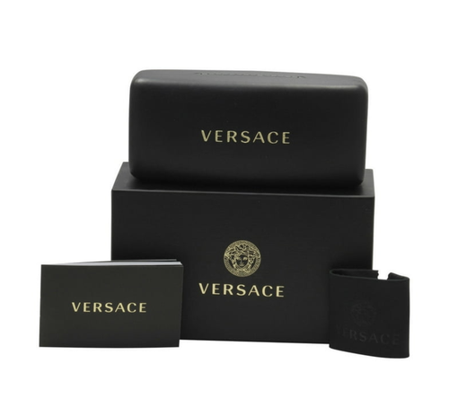 Pre-owned Versace 0ve2260-100284 Pink Transparent Sunglasses