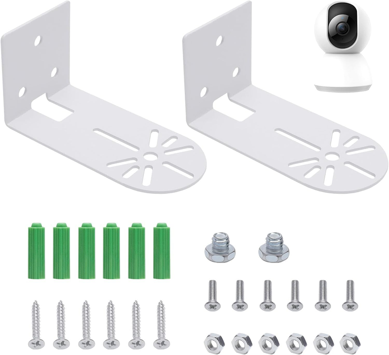2 Stück Kamera Wandhalterung Wandhalterungen Deckenhalterung Ständer Halter Zubehör Sicherheitskamera Überwachungskamera Montagehalterung Kompatibel Mit Eufy Security Indoor Cam E220/ Blink